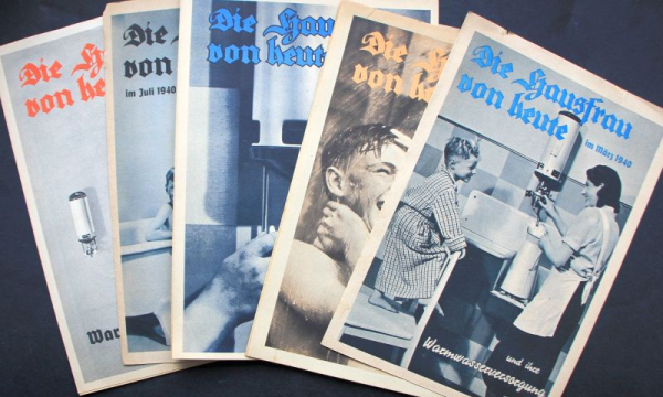 GasAG "Die Hausfrau von heute" Werbezeitschrift sechs Boiler-Ausgaben 1938-40 (11459)