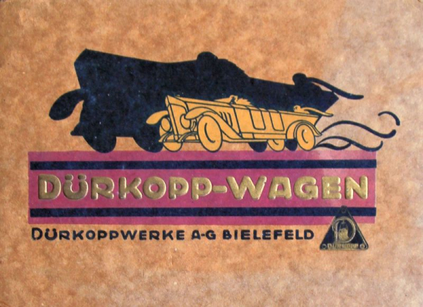 Dürkopp Wagen Modellprogramm 1922 Automobilprospekt (11483)