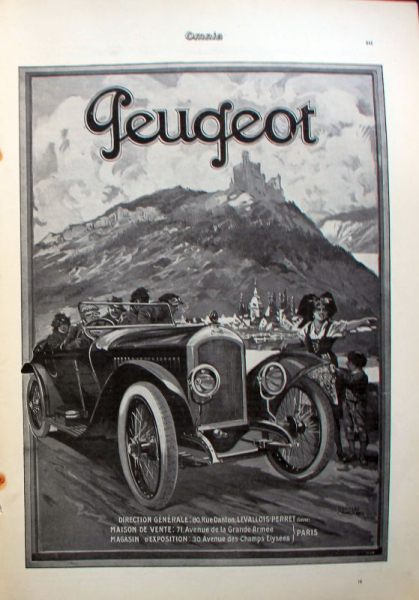 "Omnia Revue Automobile" Automobil-Zeitschrift  Baudry de Saunier 1921 (11476)