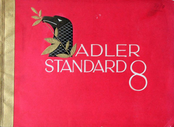 Adler Standard 8 Modellprogramm 1928 Automobilprospekt (11484)