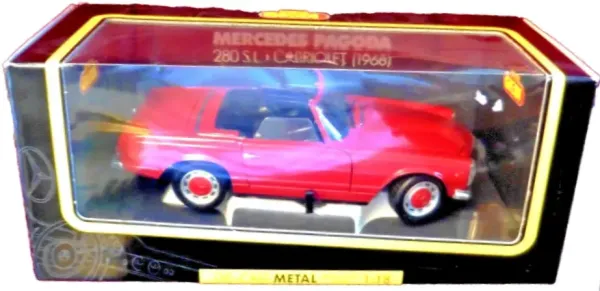 Techno Giodi Mercedes-Benz 280 SL Cabriolet 1968 Metallmodell in Originalbox (11497)