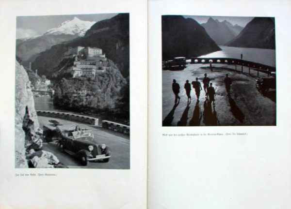 Wolff "An der Autobahn" 1937 Verkehrsprospekt (11518)