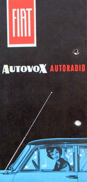 Fiat Autovox Autoradios Modellprogramm 1961 Automobilzubehör-Prospekt (11503)