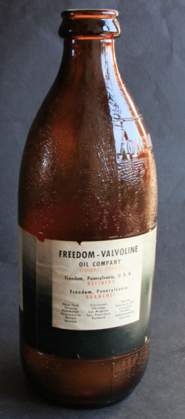 Valvoline Pennsylvania Oil Glasflasche 1936 one Quart (11524)