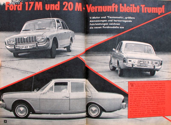 "Hobby - Das Magazin der Technik" 1964 Ford Taunus Technik-Magazin (11534)