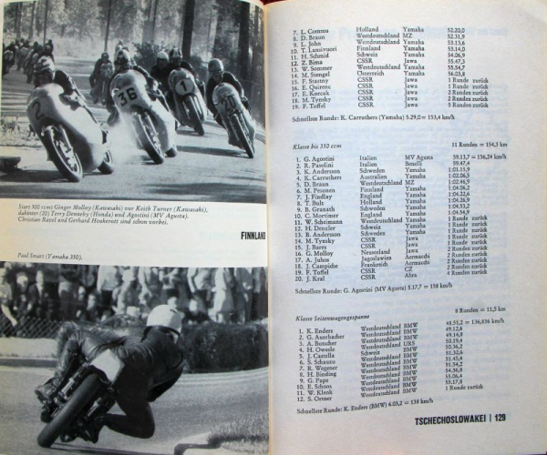 Rauch "Motorrad Weltmeisterschaft 70" Motorradrennsport-Historie 1970 (11538)