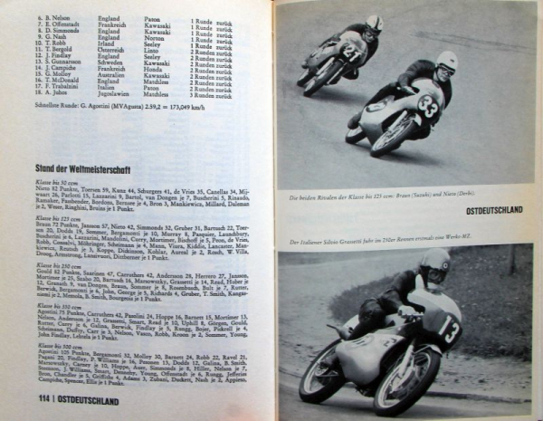 Rauch "Motorrad Weltmeisterschaft 70" Motorradrennsport-Historie 1970 (11538)
