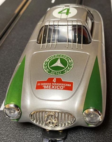 CMC Cartronic Mercedes-Benz 300 SL Flügeltürer Panamericana 1952 Rennbahnmodell mit Motor (11546)