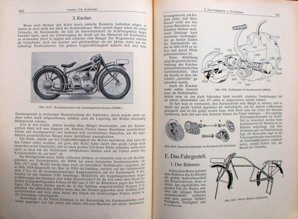 Fiedler "Die Kraftfahrzeuge" Fahrzeugtechnik 1937 (11544)