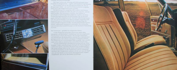 Opel Diplomat Modellprogramm 1971 Automobilprospekt (11569)