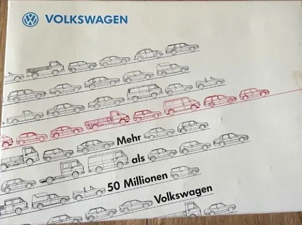 Wiking Volkswagen "Mehr als 50 Millionen" Modellsatz mit 17 Fahrzeugen in Originalbox (11262)
