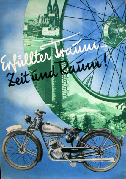 Dürkopp Motorrad 10 Sport 1938 "Erfüllter Traum" Motorradprospekt (11605)
