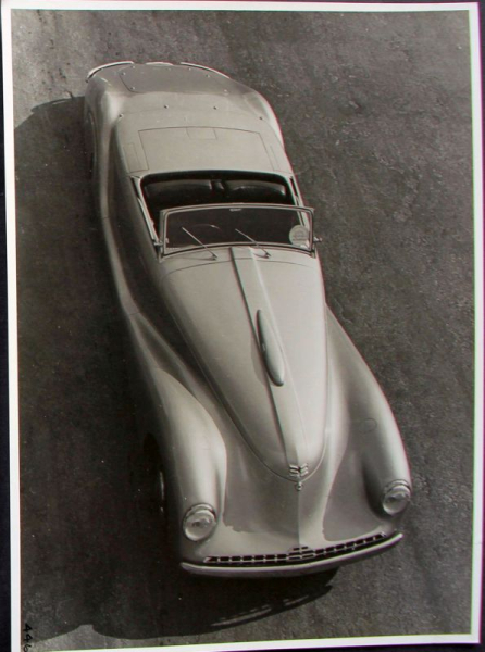 Lancia Astura Spider MM V8 Pininfarina 1946 Werksfoto (11650)