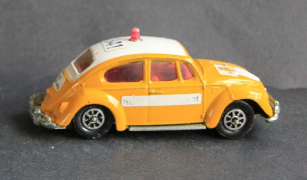 Corgi Toys Volkswagen Käfer 1200 Saloon 1972 "ADAC-Strassenwacht" Wizz Wheels Metallmodell (11642)