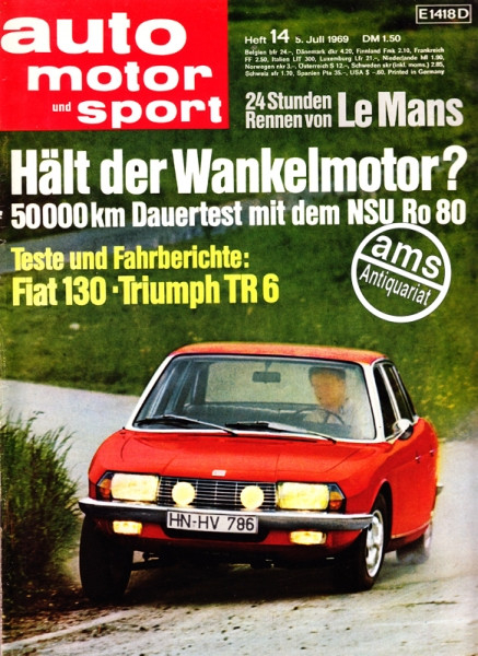 "Auto, Motor & Sport" Auto-Magazin 1969 (11669)