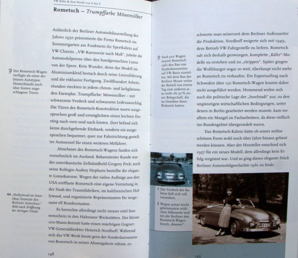 Kubisch "VW Käfer & New Beetle" Volkswagen Historie 1999 (11646)