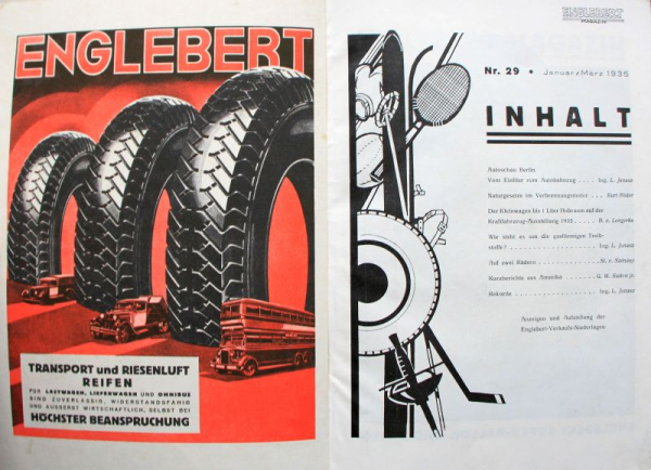 "Englebert Magazin" Reifen-Magazin 1935 (11661)