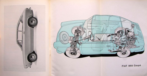 Fiat 850 Coupe 1965 Owner Manual (11707)