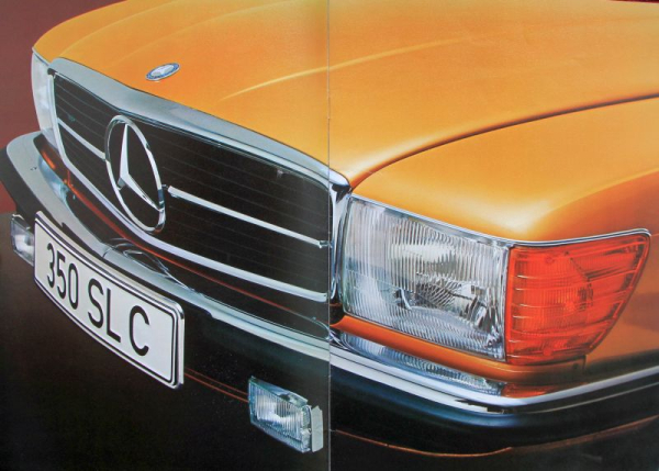 Mercedes-Benz 280 SLC - 450 SLC Modellprogramm 1974 Automobilprospekt (11777)