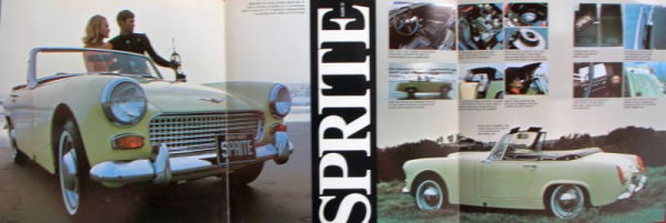 Triumph Spitfire Mark IV Modellprogramm 1968 Automobilprospekt (11737)