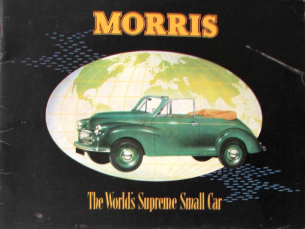 Morris Modellprogramm 1950 Automobilprospekt (11789)