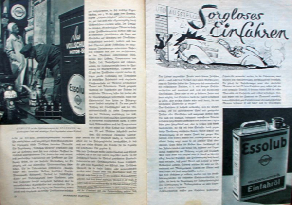 "Standard Blätter" Esso Tankstellen-Magazin 1938 (11791)