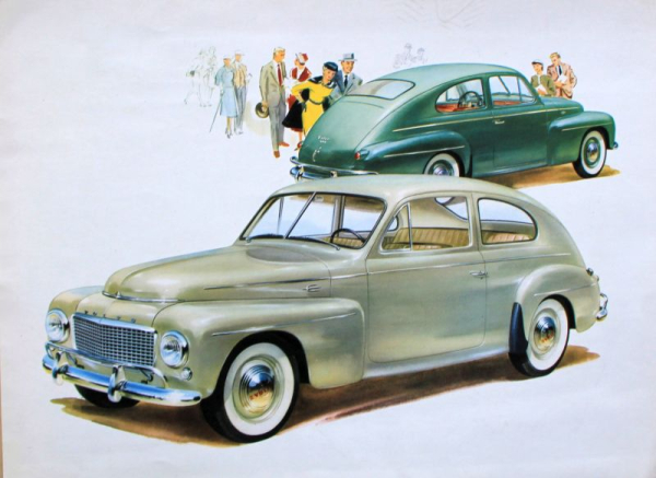 Volvo 544 Modelprogram 1956 Carbrochure (8116)