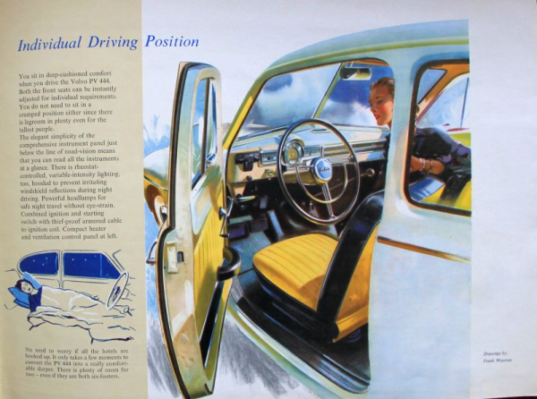 Volvo 544 Modelprogram 1956 Carbrochure (8116)
