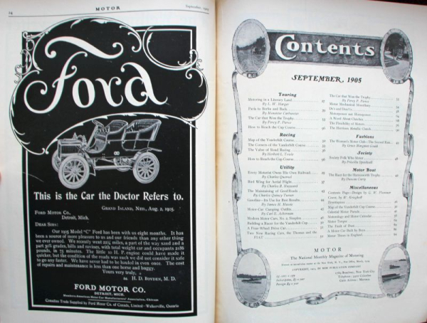 "Motor - Annual Show Number" Automobil-Jahrbuch 1905 (11759)