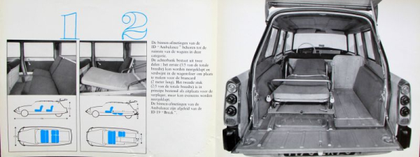 Citroen DS Ambulance Modellprogramm 1962 Automobilprospekt (11751)