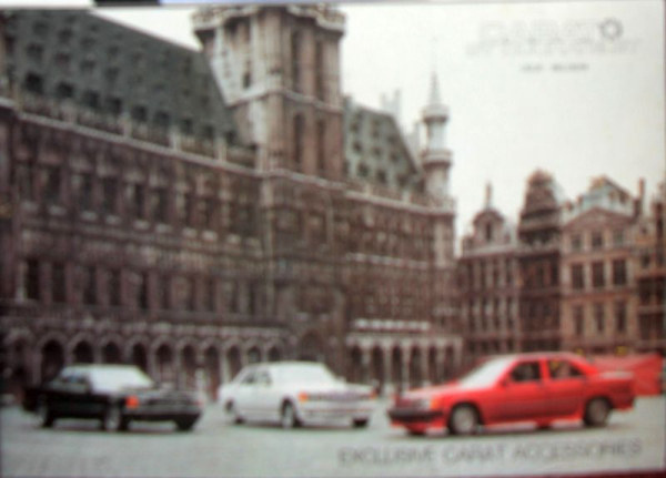 Mercedes-Benz Carat Duchatelet Modellprogramm 1982 Automobilprospekt (11779)