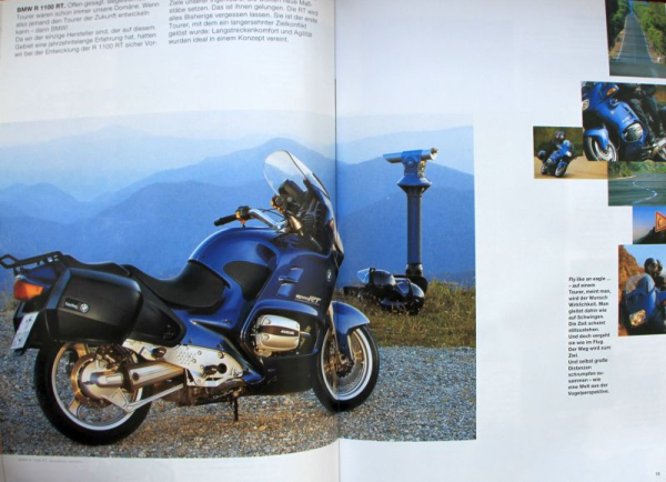 BMW Motorräder Modellprogramm 1997 Motorradprospekt (11786)