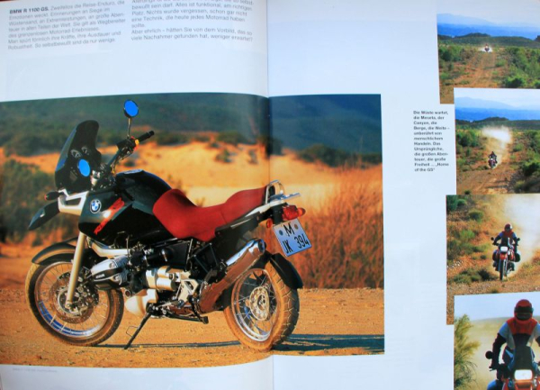 BMW Motorräder Modellprogramm 1997 Motorradprospekt (11786)