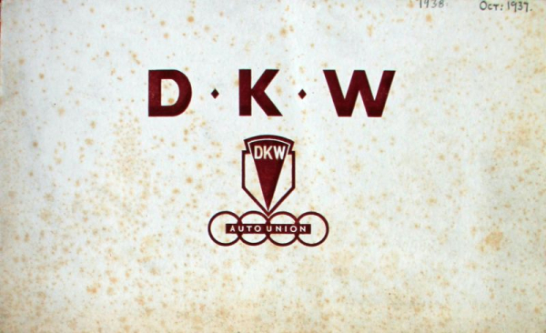 DKW Modellprogramm 1938 Automobilprospekt (11799)