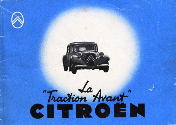 Citroen 11 CV Traction Avant Modellprogramm 1938 Automobilprospekt (11747)