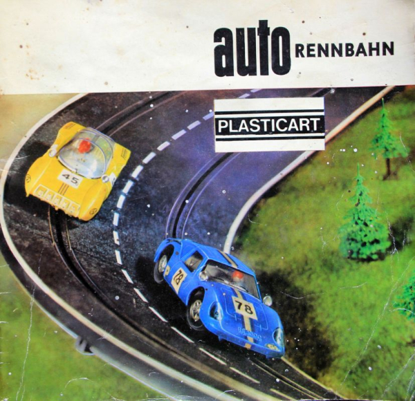 Plasticart Auto-Rennbahn 1974 Spielzeugkatalog (11718)