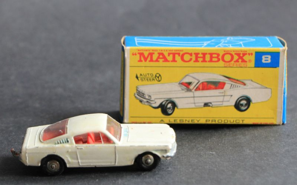 Matchbox Lesney Ford Mustang 1967 Metallmodell in Originalbox (4281)