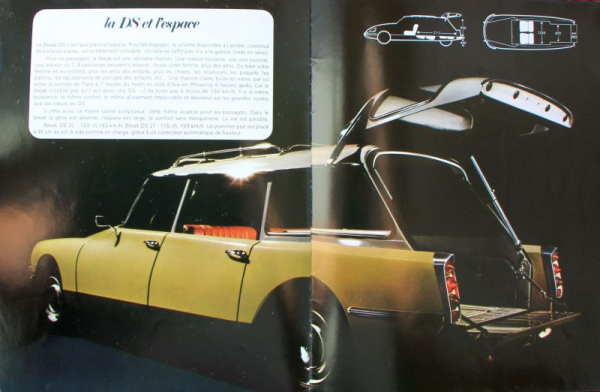 Citroen DS Modellprogramm 1970 Automobilprospekt (11746)