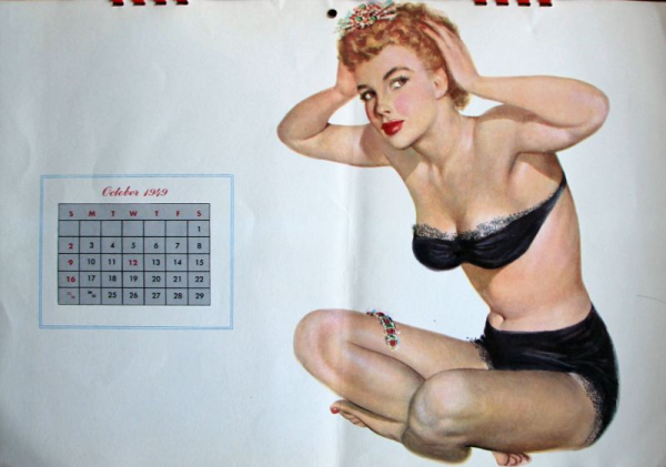 Esquire Pin-up Jahreskalender 1949 Al Moore (11762)