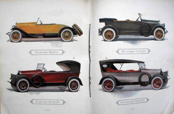 Pierce-Arrow Modellprogramm 1920 Automobilprospekt (11793)