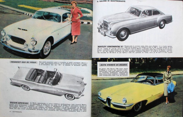 "Quattroruote" Automobil-Magazin Italien 1956 (11832)