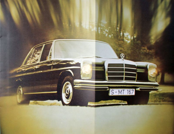 Mercedes-Benz 250 - 280 E Modellprogramm 1972 Automobilprospekt (11810)