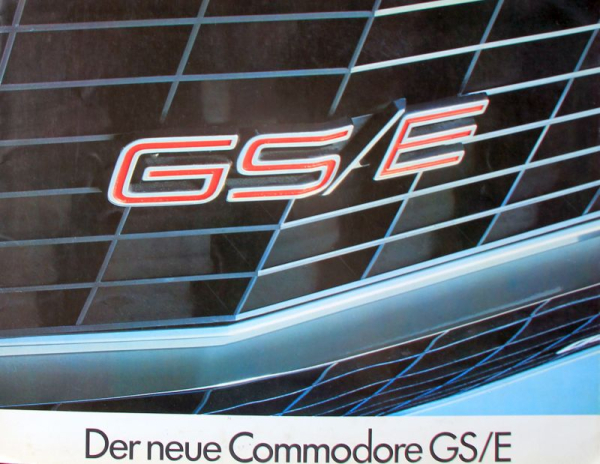 Opel Commodore GS/E Modellprogramm 1971 Automobilprospekt (11815)