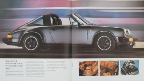 Porsche Modelprogram 1987 "Willkommen in der Porschewelt" Carbrochure (5979)