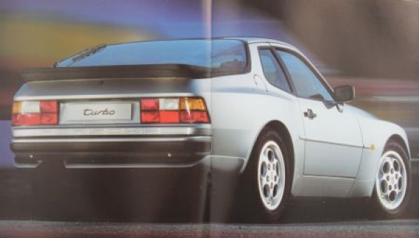 Porsche 924 - 944 Turbo Modelprogram 1987 Carbrochure (5992)