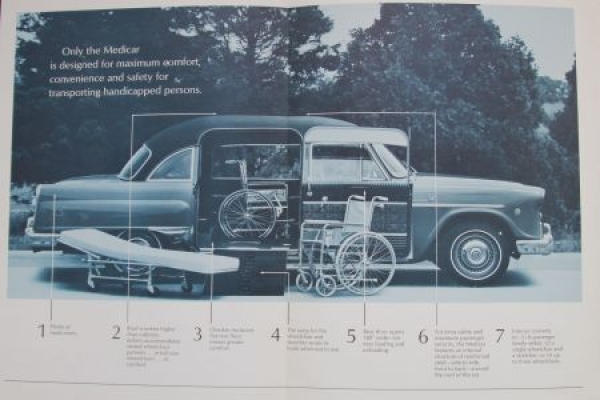 Checker Medicar Ambulance Sedan Modelprogram 1969 Carbrochure (5959)