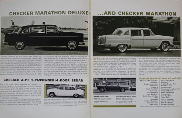Checker Modelprogram 1967 Carbrochure (5955)