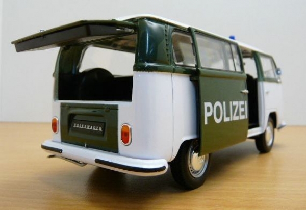 NEX Volkswagen Bus T2 Police 1972 DieCast Model in original box (5903)