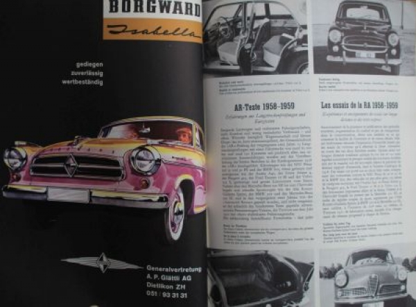"Automobil Revue 60" Automobile-Yearbook 1960 (3655)