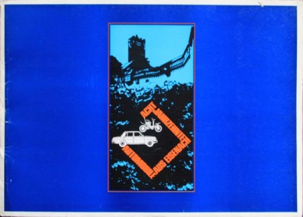IFA VEB Automobilwerke "Acht Jahrzehnte Automobilbau aus Eisenach" 1959 Carbrochure-Map (5933)